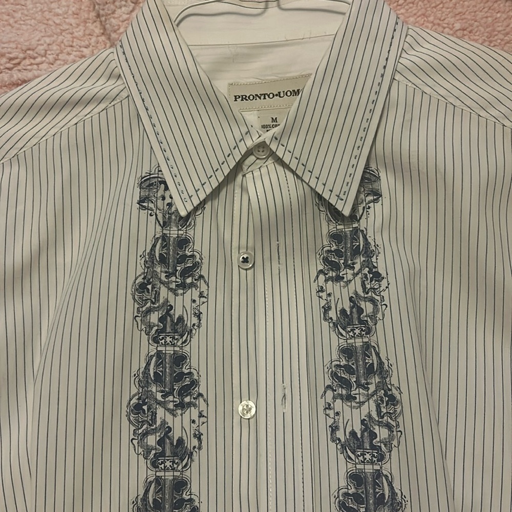 Pronto Uomo, men’s button down, long sleeved shirt